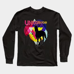 Unicorn Power Long Sleeve T-Shirt